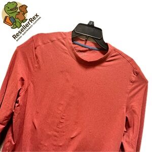 UNTUCKit Clarendon Long Sleeve Mens Medium Red Polyester Elastane Casual Shirt